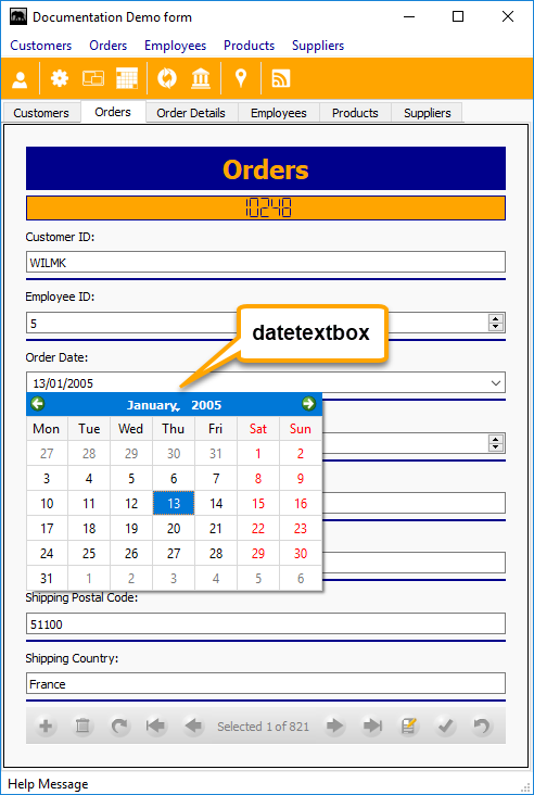 Datetextbox