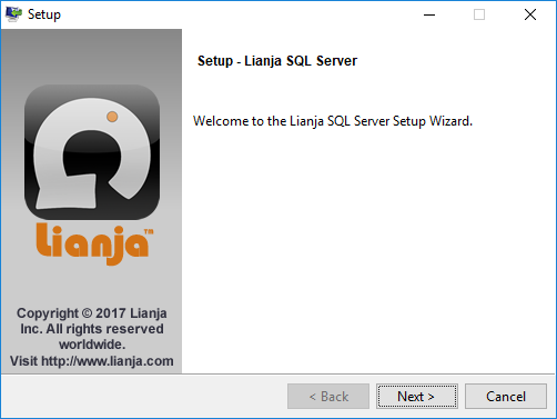 Lianja SQL Server Installation