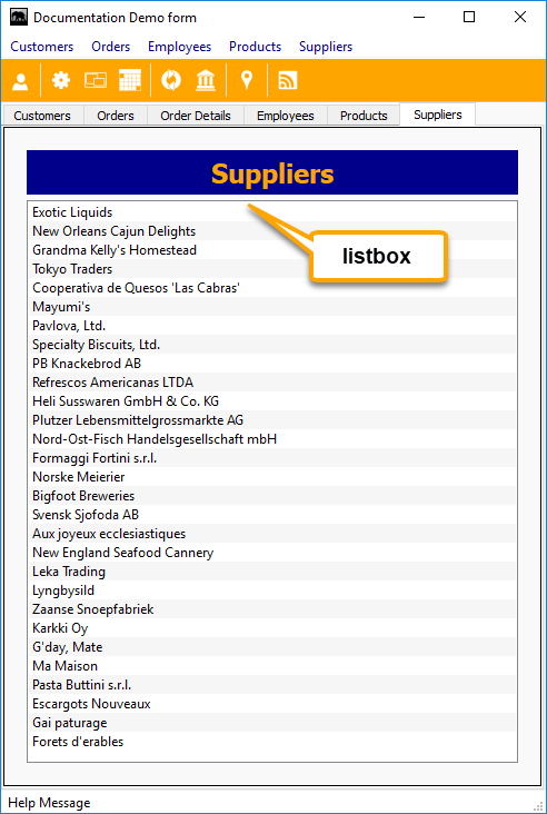 Listbox