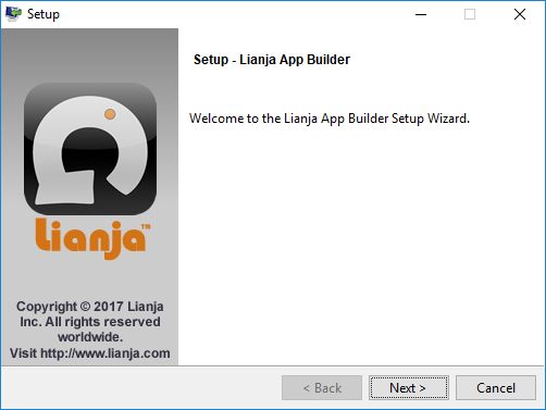 Lianja App Builder Installation