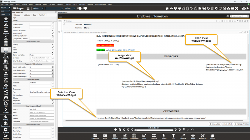 ArticleView Data Merging