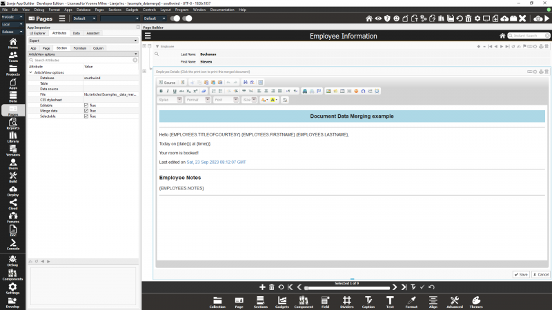 ArticleView Data Merging