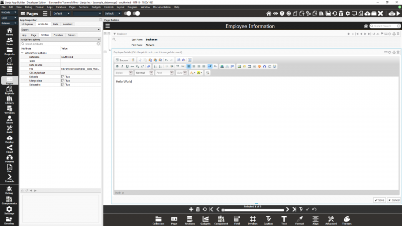 ArticleView Data Merging